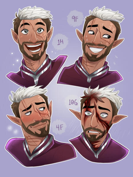 Character belongs to Alex Borges